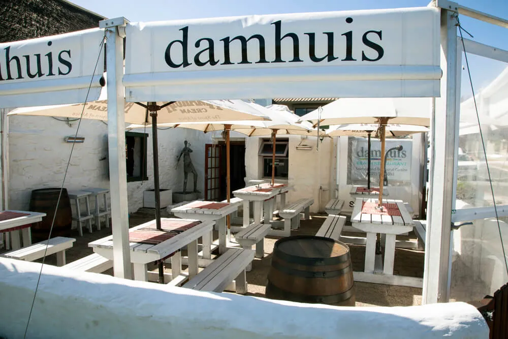 Die Damhuis Restaurant seating area. Pet-friendly restaurants in Cape Town. Pets24 