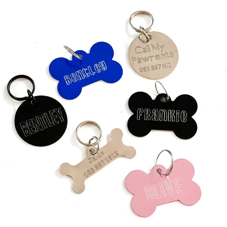 Different shape dog tags 