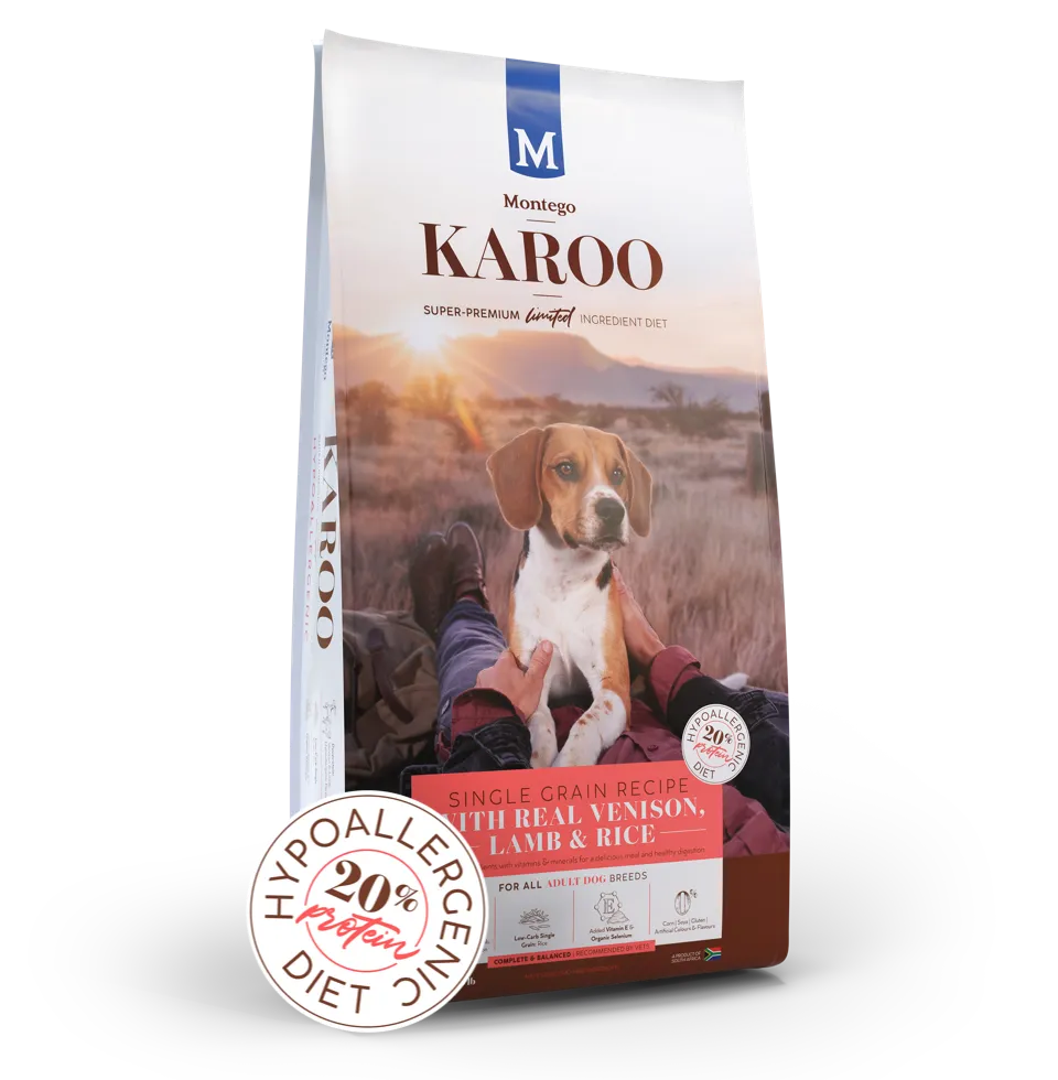 Montego Karoo Venison & Lamb Hypoallergenic Dog Food