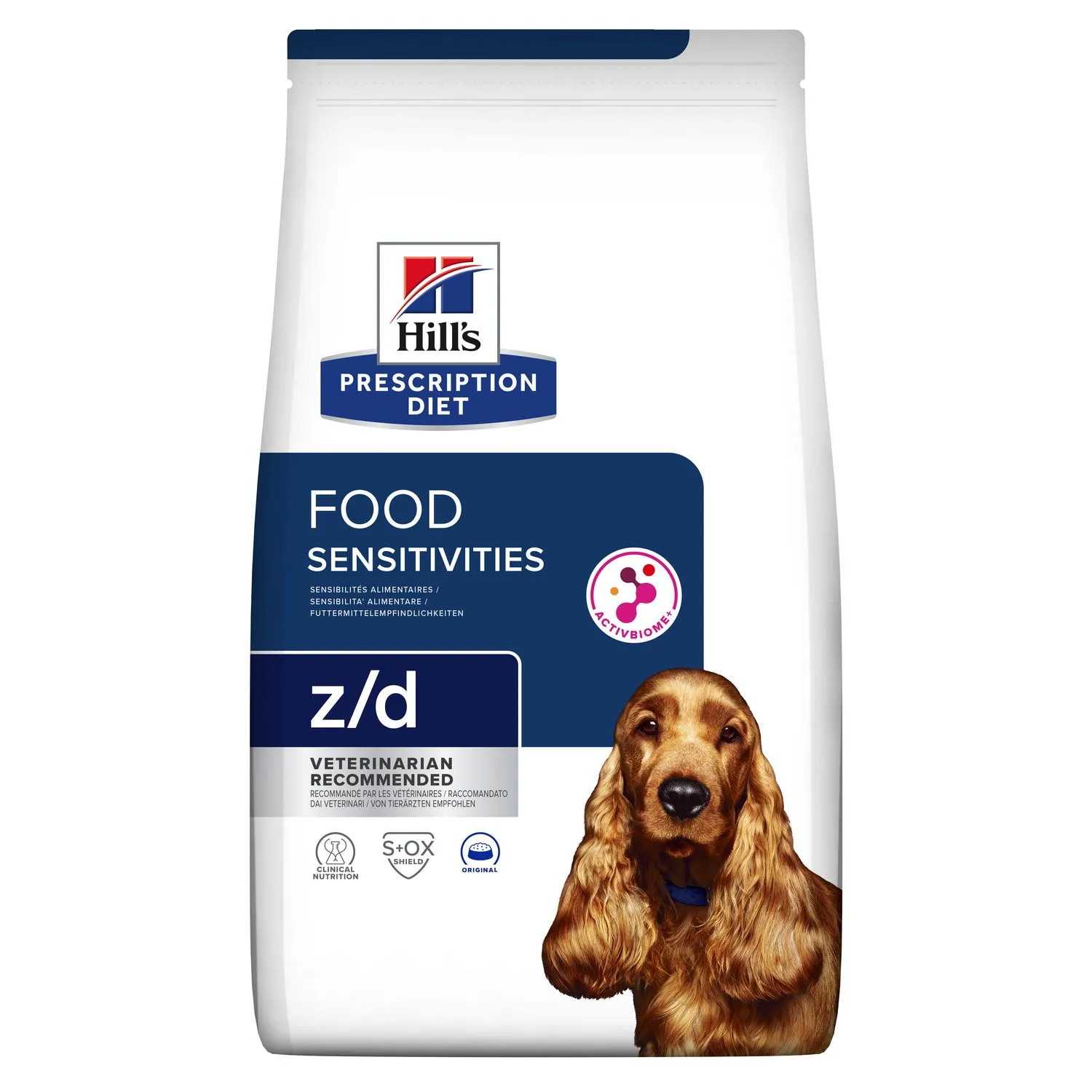 Hill's Prescription Diet z/d Dog Food. Hypoallergenic dog food 