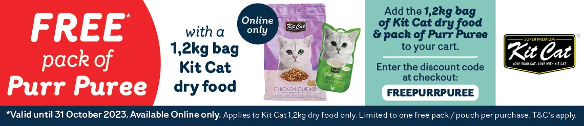 Absolute Pets cat food specials. Purr Puree. Pets24