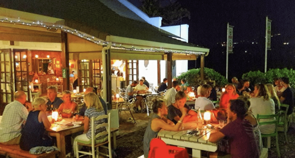 People dinning at Massimo's. Pet-friendly restaurants Cape Town. Pets24